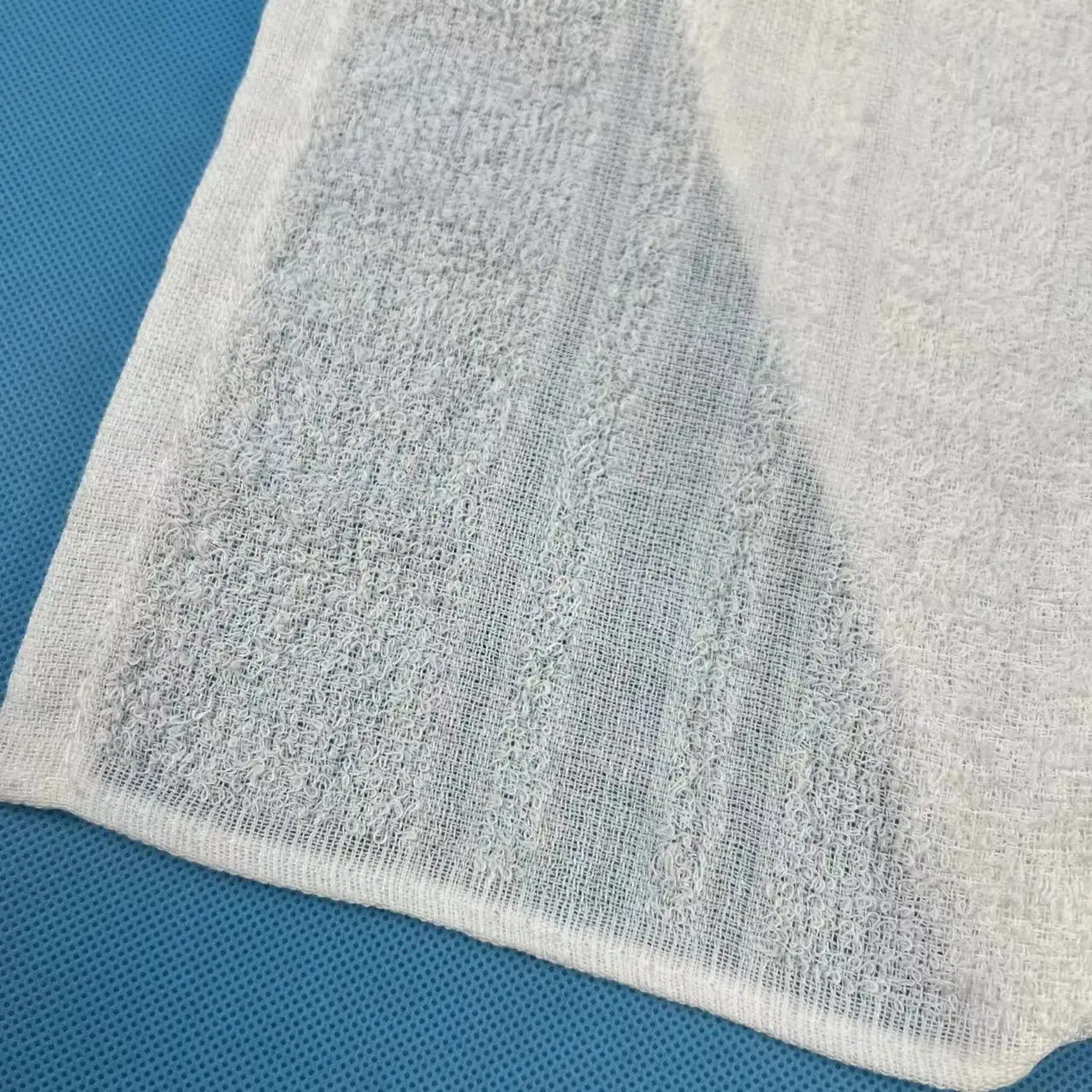 Disposable cotton terry hand face towel for gym sports for hospital beauty salon