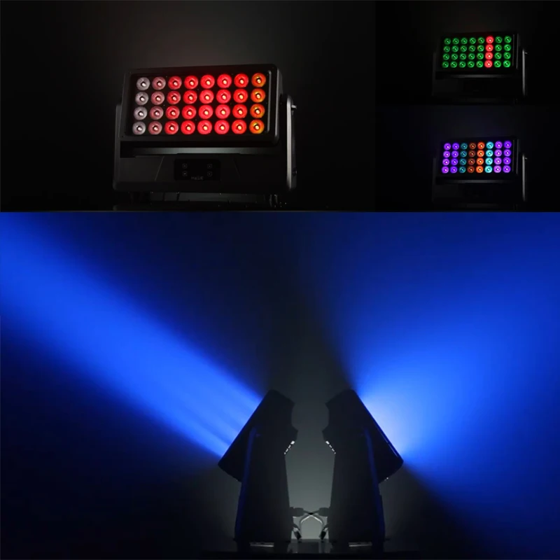 AOPU Waterproof 32X40W RGBW 4In1 LED Moving Head Wash Light Have Strobe Function Wash Lights Suitable For Outdoor
