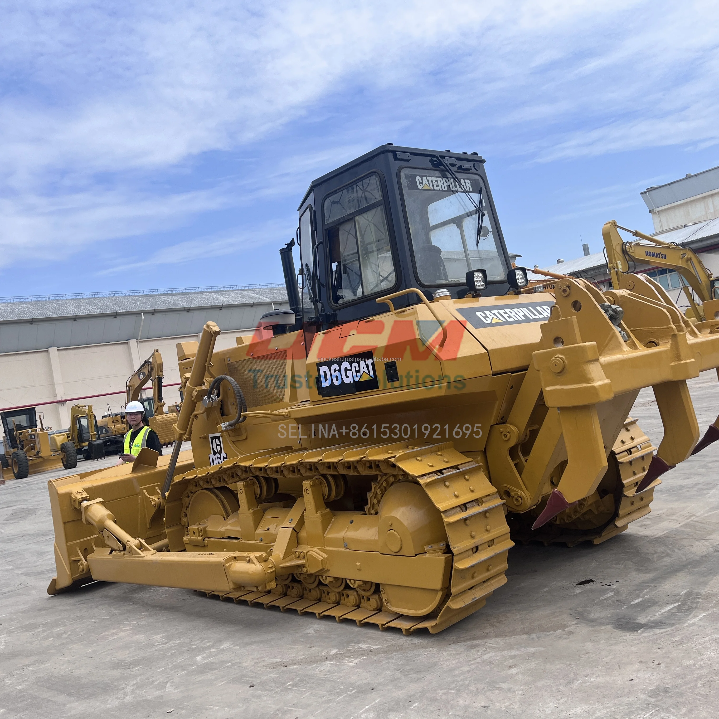 Popular Good Condition Cheap Price Caterpillar CAT D6G Secondhand Earthmover Used Bulldozer in Stock