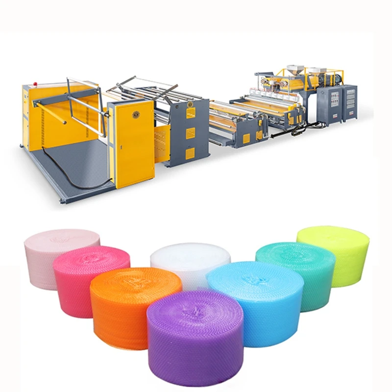 High production biodegradable nylon polyethylene 5 layer twin screw extrusion bubble film machine