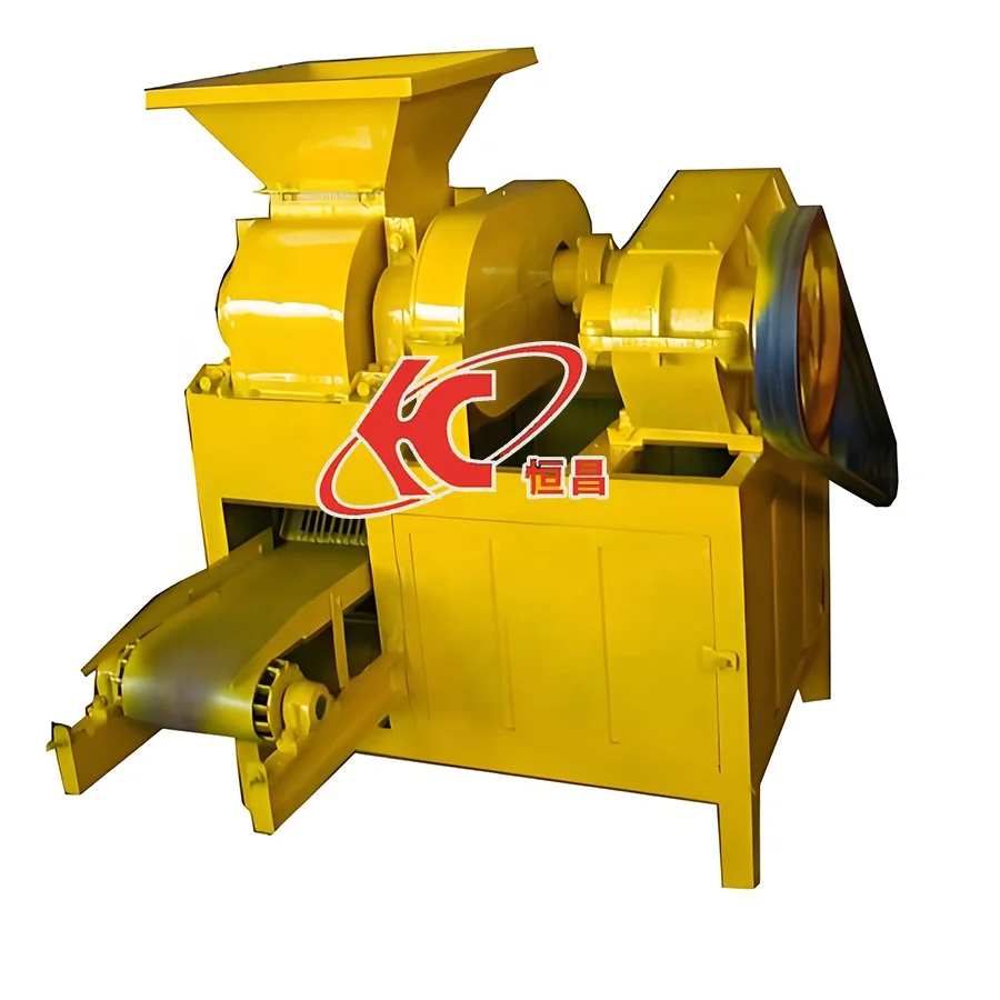 high effective coke chromium wet power briquetting pressing making machine