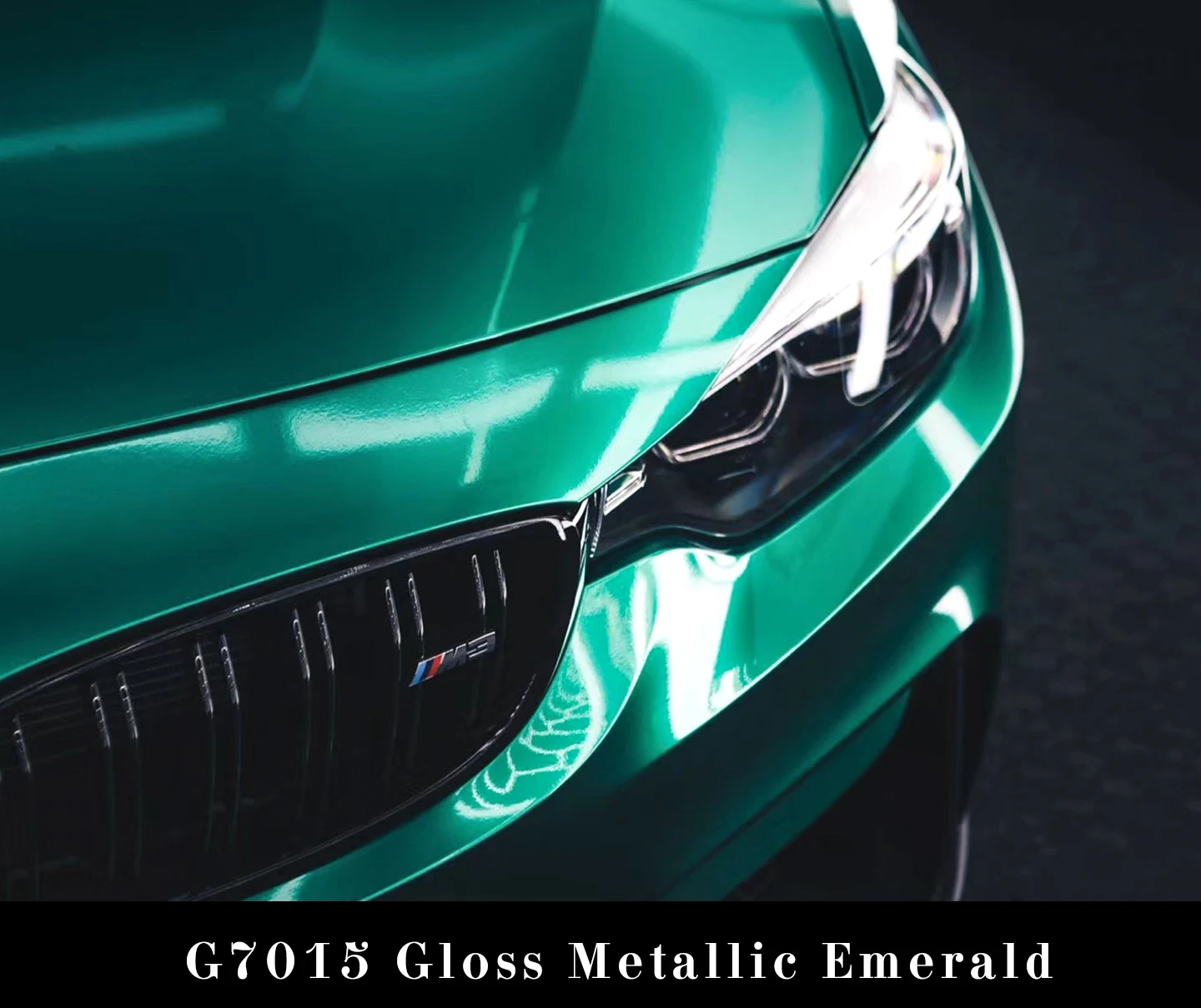 Hot Sale Hottest Emerald Green Color W1.52 x L18m(4.98 x 59ft) PVC Air Bubble Free Gloss Metallic Vinyl Car Wrap