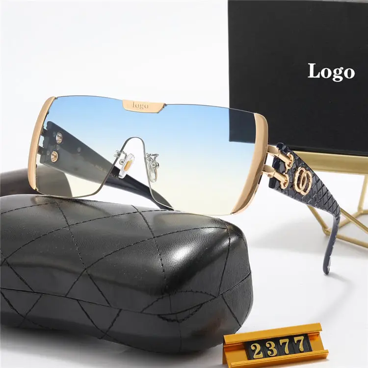Famous Designer Eyeglasses Wholesale Price Luxury Colorful Gradient Lens Brand Design Ladies Shades Sunglasses