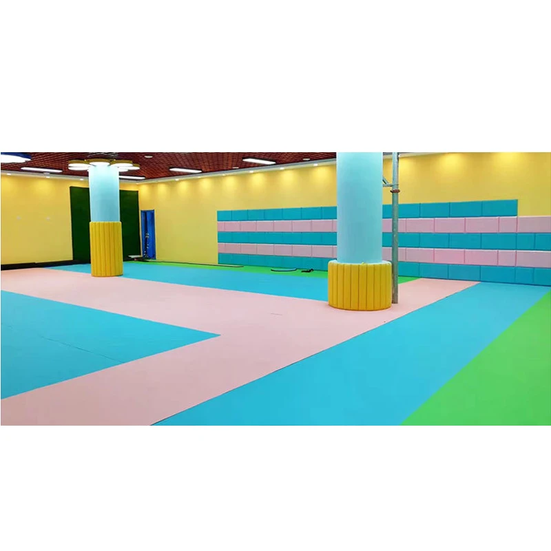 Sports puzzle foam rollout mat judo martial arts taekwondo combat roll wrestling mats