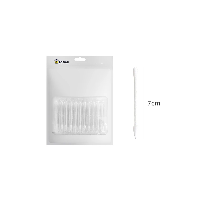 Hot Selling Custom 100pcs Double-Headed Ear Buds Manufactured Plastic Container Soft Cotton Swab