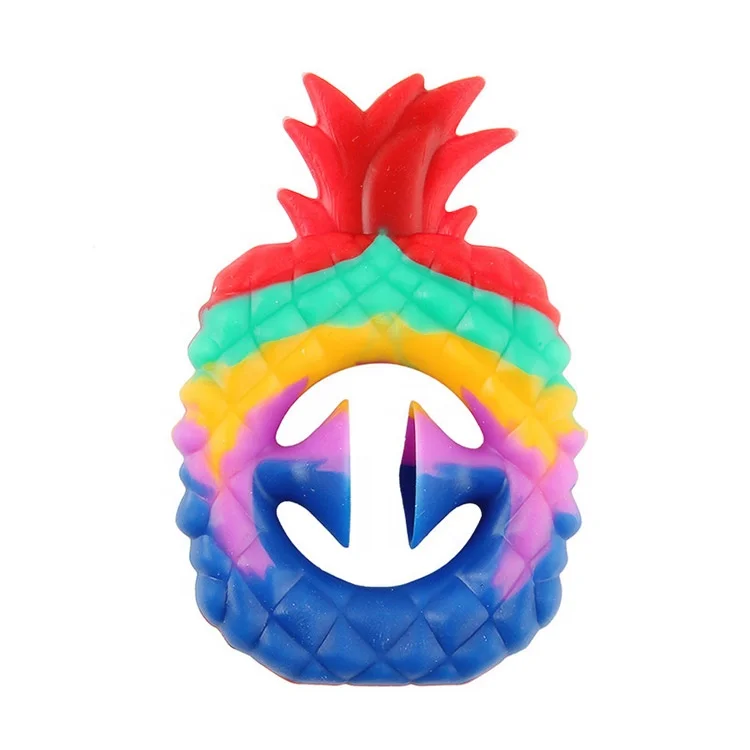 Wholesale Top Sell  Silicone Training Hand  Finger Stress Relief Gift Grip Ring Fidget Toy For Child Adults