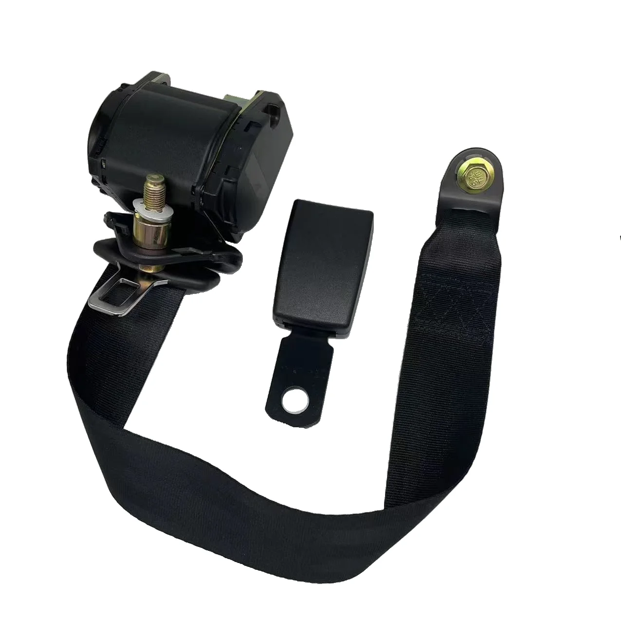 Simple Adjustable vehicle trunk bus certification safety belt 3 point seat belt