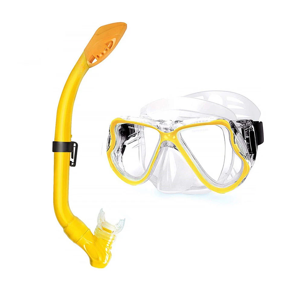 Factory Newest Anti-Leak Dry Snorkel Scuba Diving Mask Set Snorkel Set For Kids