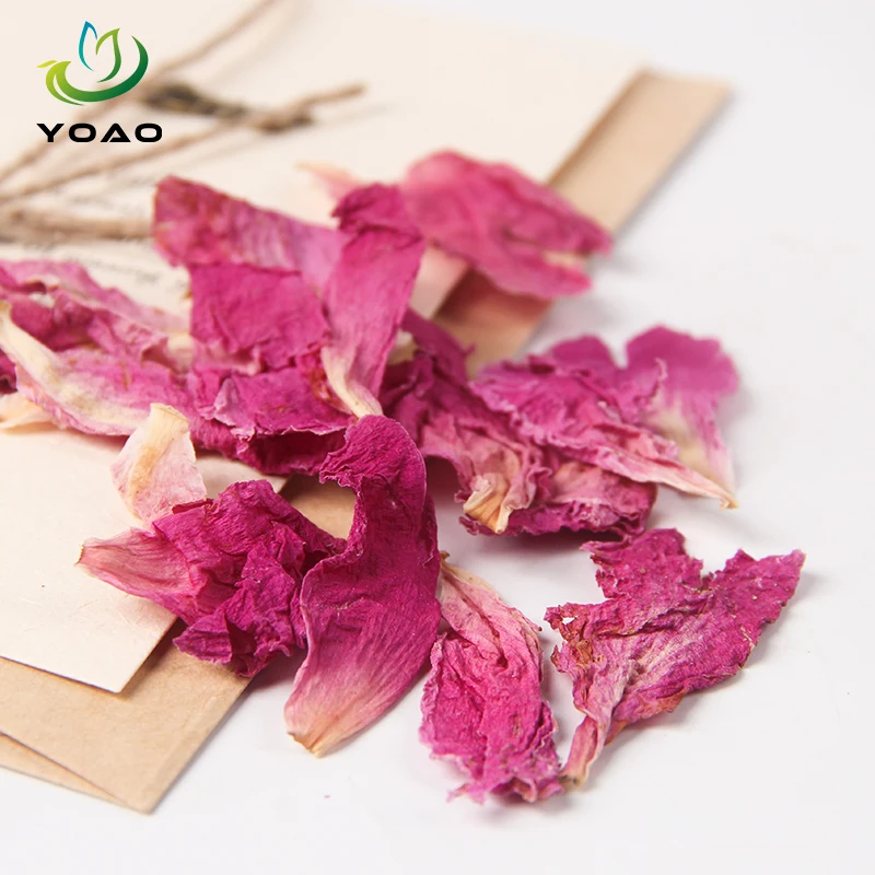 Pink Color Flowers Flakes Organic Herbal Chinese Traditional Dried Peony Flower Petals for Decoration Soap Tea Flowers