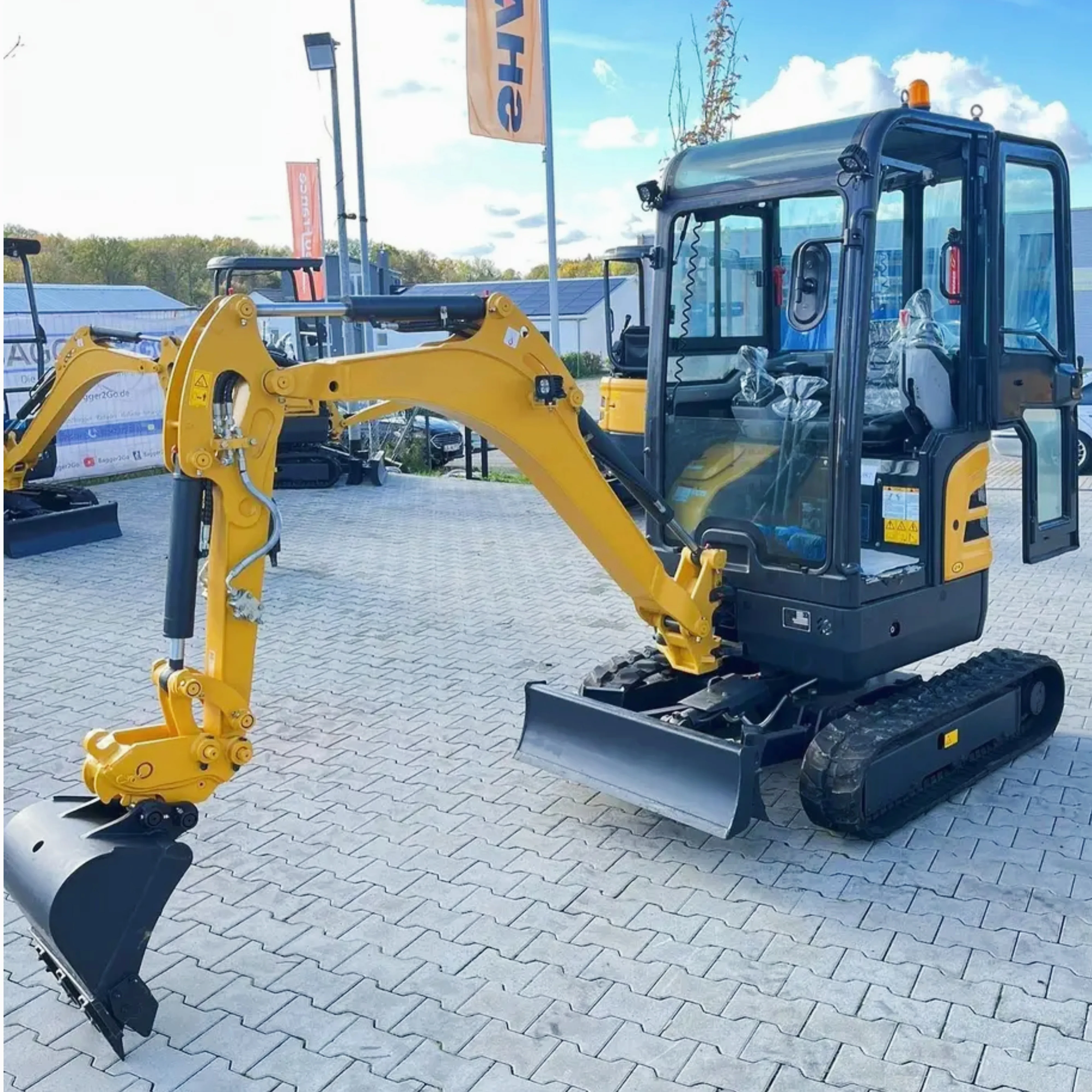 Гидравлический мини-экскаватор