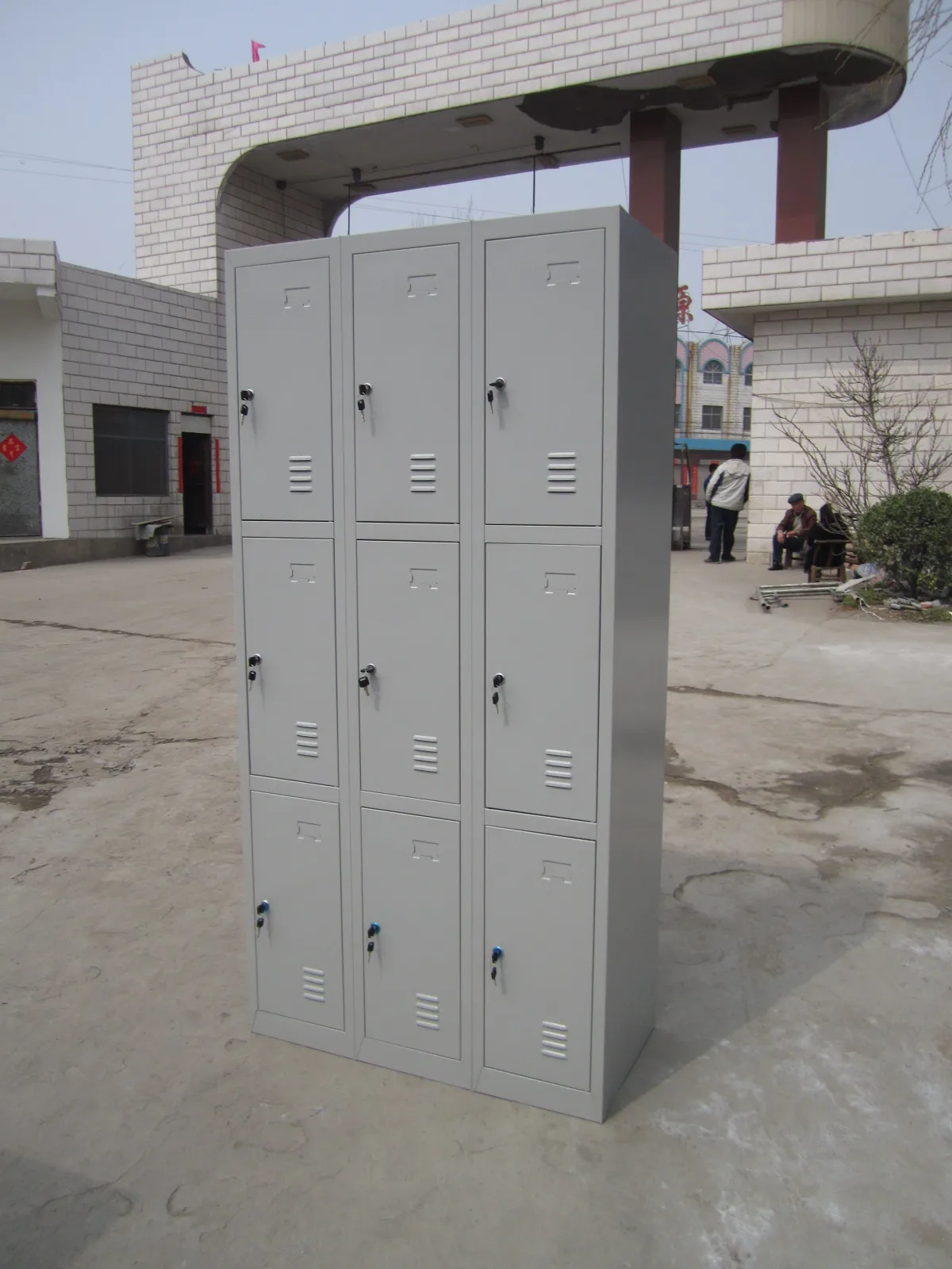 Metal locker cabinet 24 doors for gym steel commercial clothes storage locker