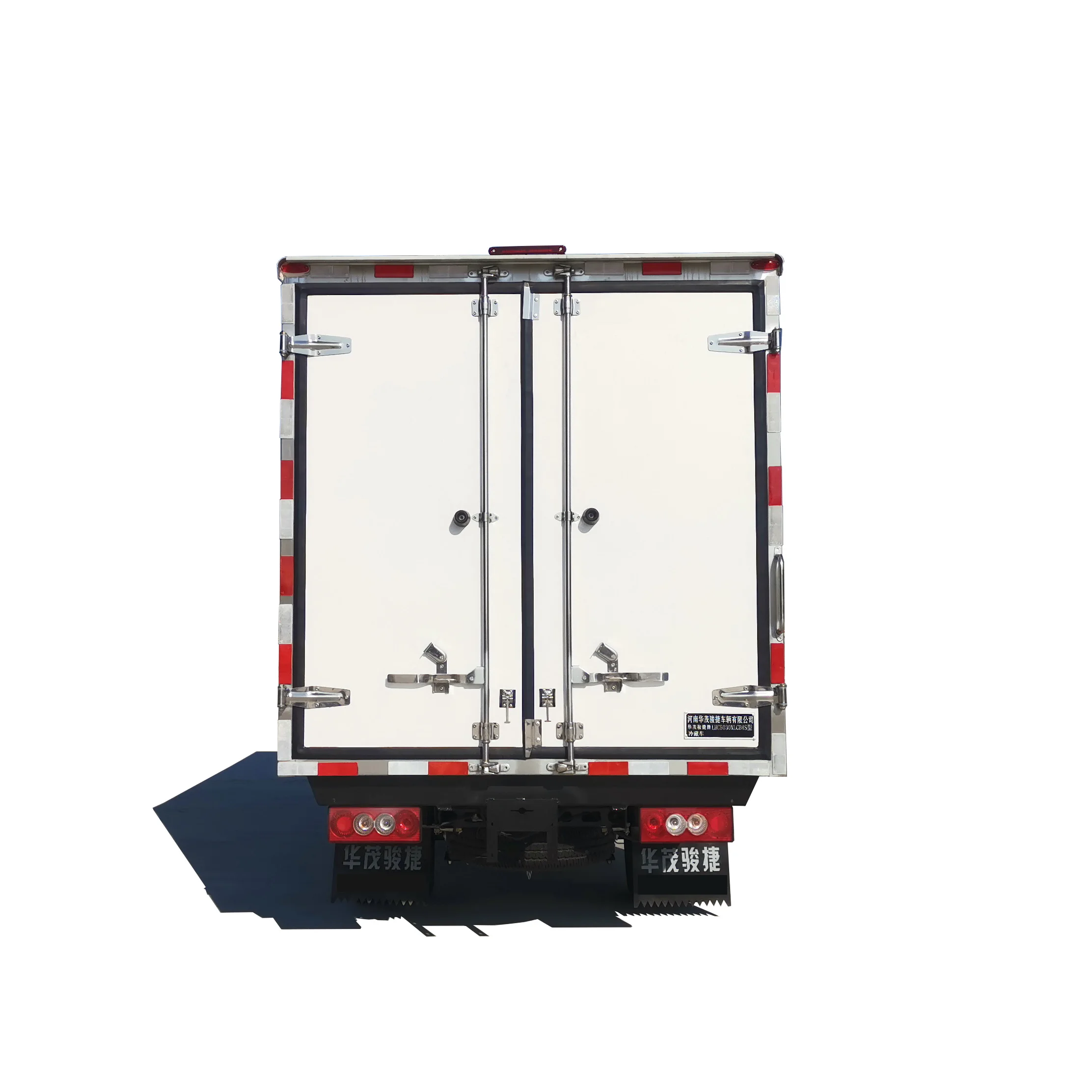 Fully automatic sandwich panel box 4x2 refrigerator truck for transporting vegetables, meat and fish