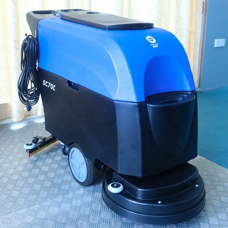 2024 new high effective convenient control panel automatic simple operation ceramic hard floor cleaning machines floor scrubber