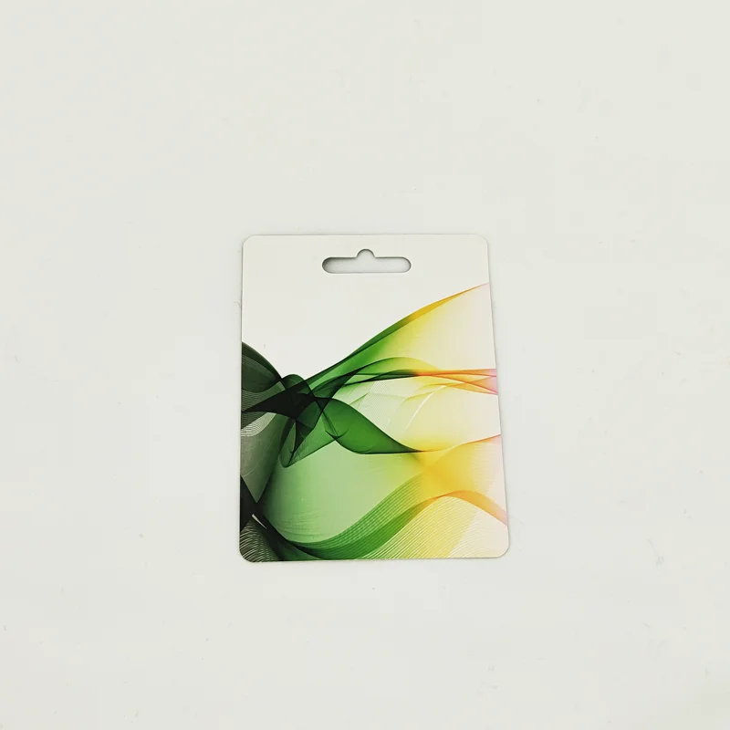 Customized Insert Cards Packaging Cardboard Paper Blister Hanging Display Header Card Sliding Blister Card