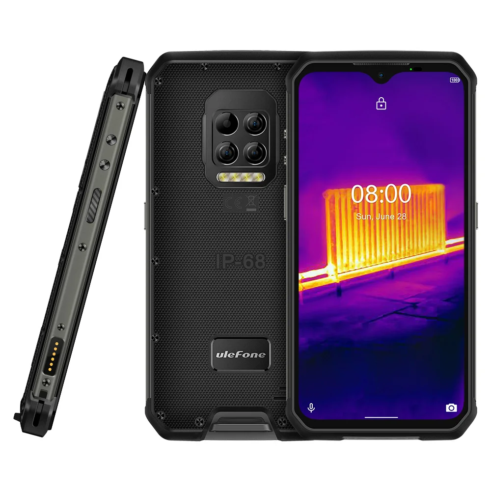 Factory Price Ulefone Armor 9 imei Mobile Phone 6.3 inch 8GB+128GB 6600mAh IP69K IP68 Waterproof Dual Sim Dual Standby Phone