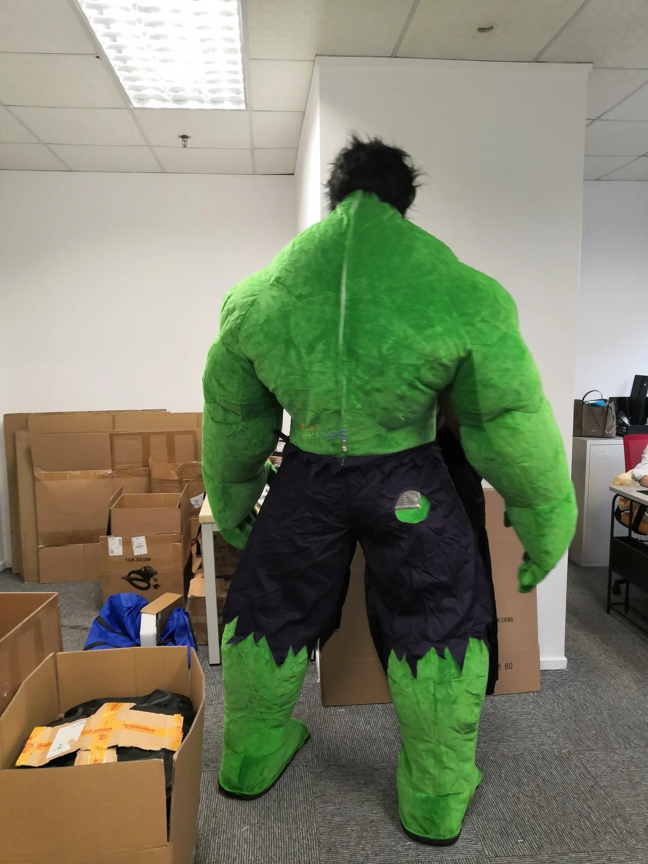 Hulk Mascot Costume Hot Sale Custom Inflatable Giant The Green Cartoon Mascot Costume For Adult