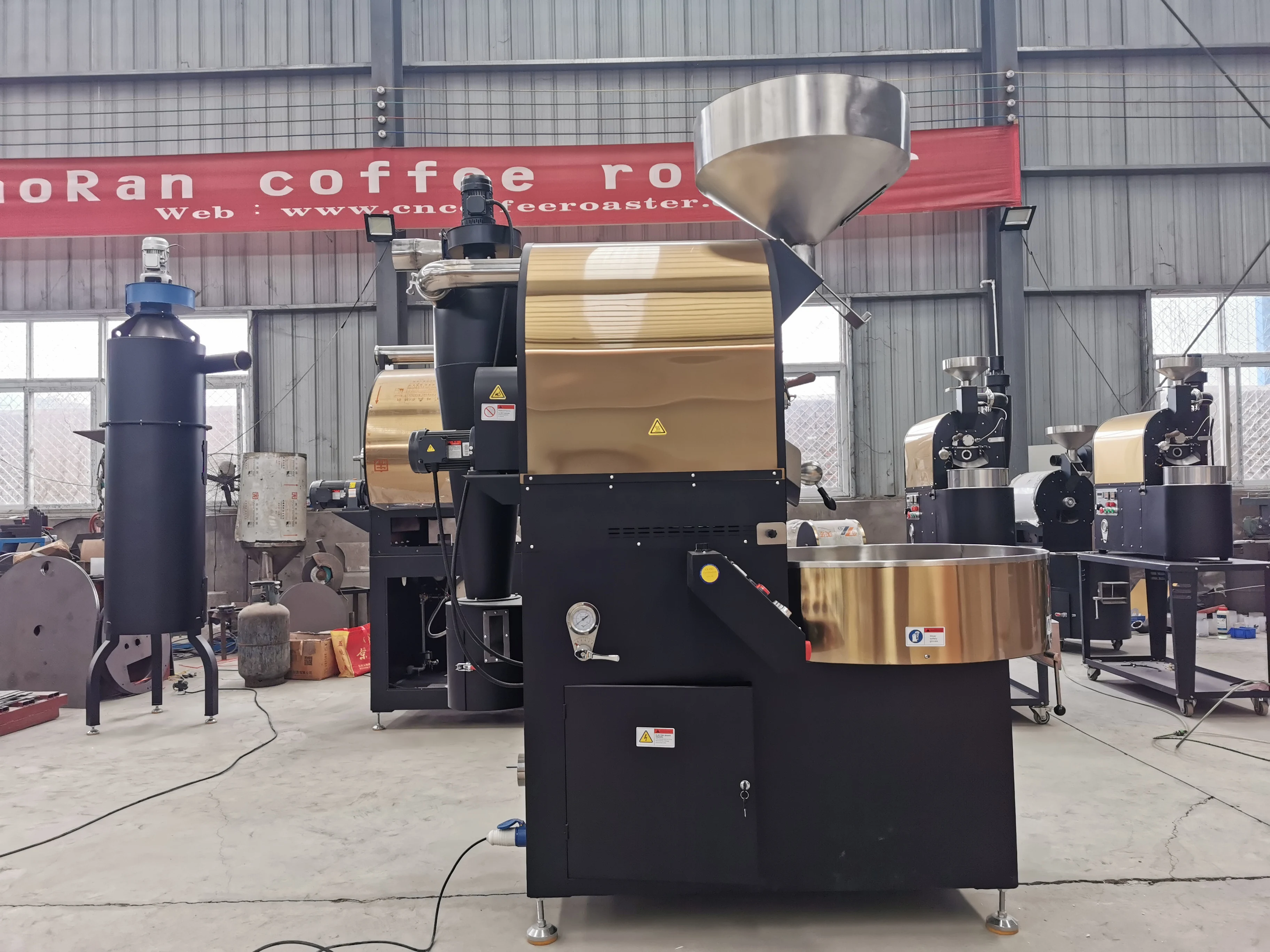 Haoran HR-12kg Commercial Coffee Roaster thermometer parts with Artisan data