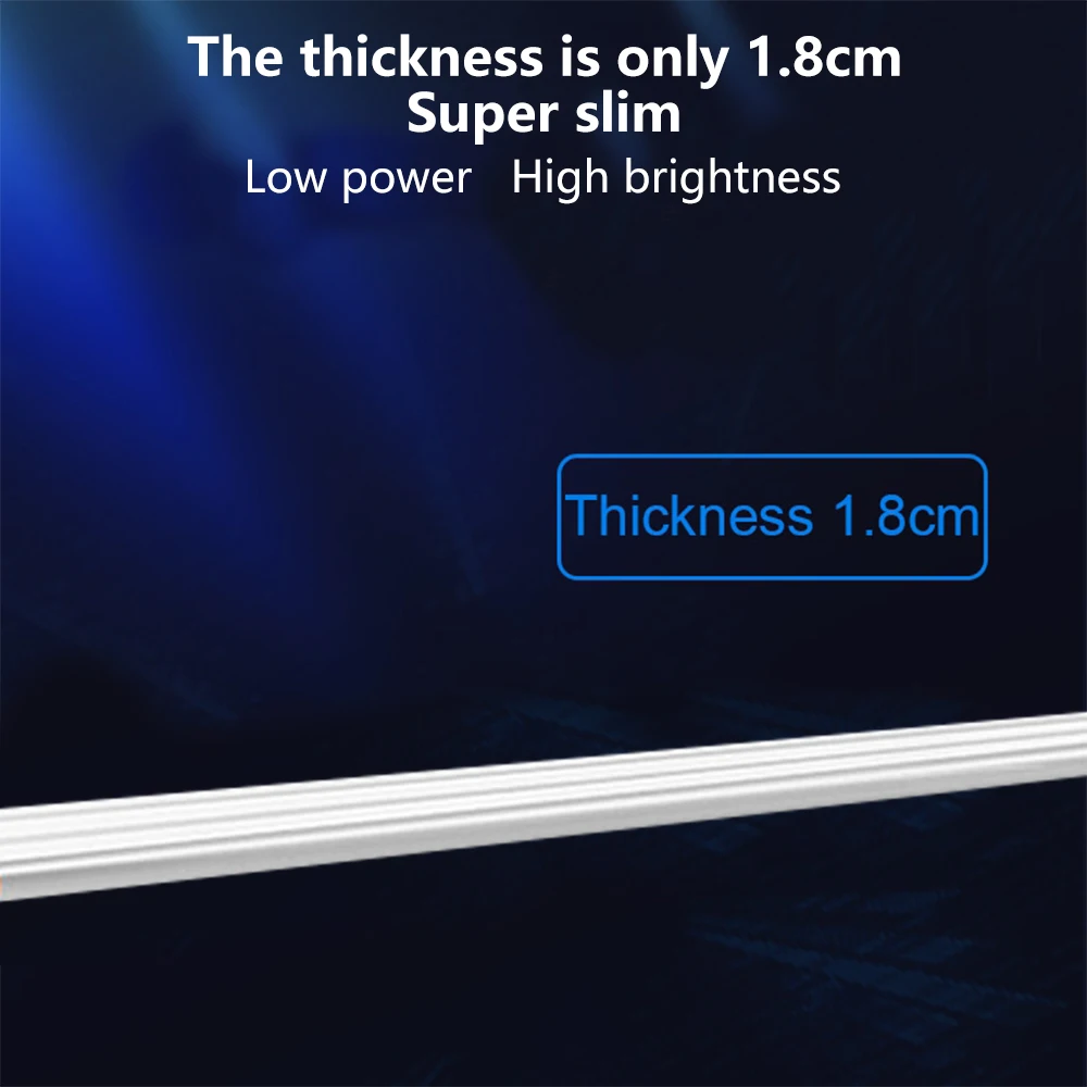90-260V Aquarium Clip Light Super Thin Fish Tank Planted Aquarium Lamp 18-71cm LED EU Energy Aquarium Lighting