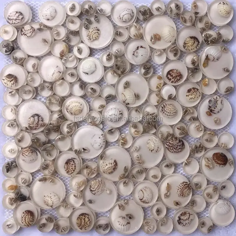 Red Resin mosaic mother of pearl mosaic use for Wall Backsplash and TV background and bath room wall