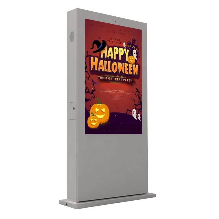 32 Wall Screen Digital Signage Totem High Brightness 2020 Outdoor Water Proof Lcd Display Advertising Kiosk Equipment
