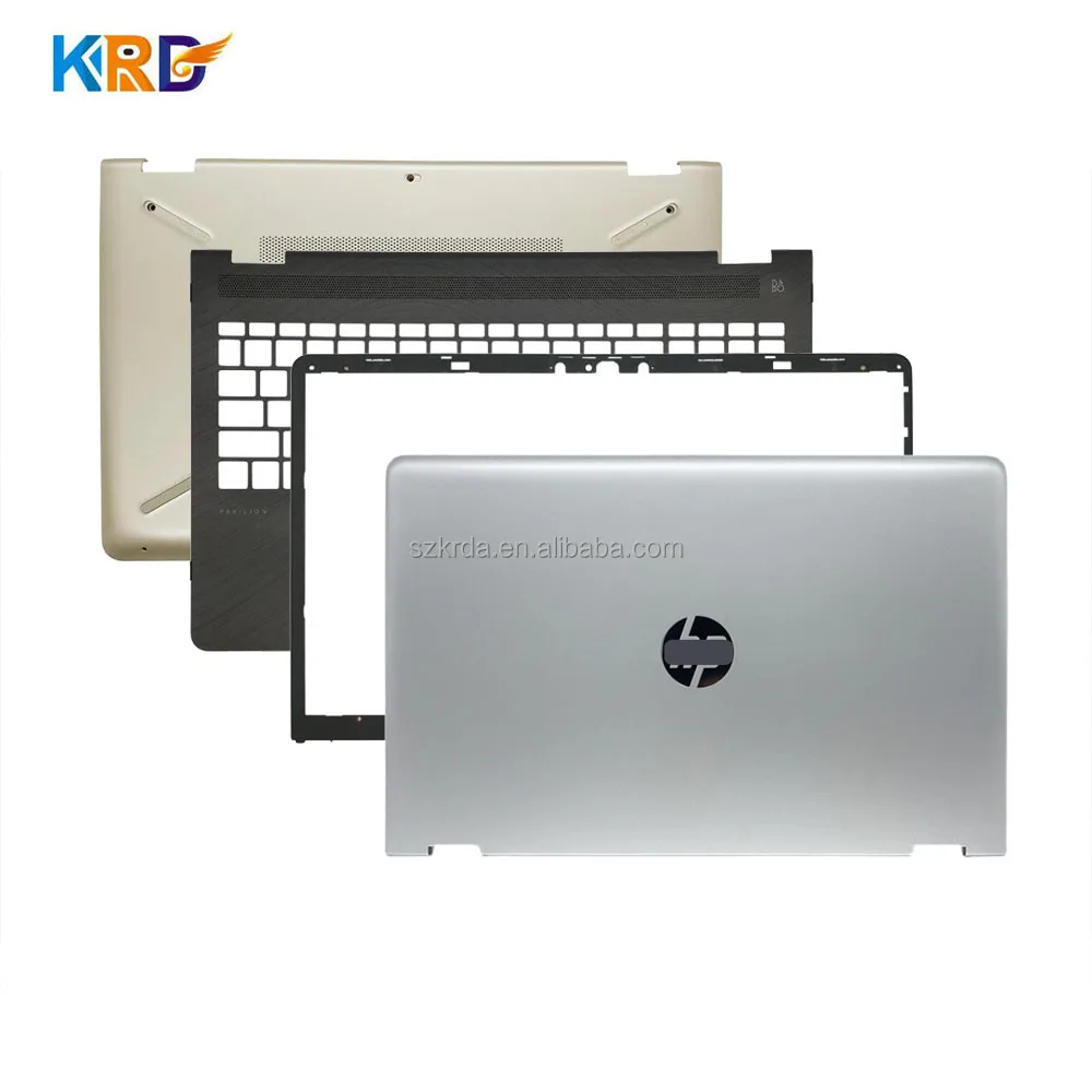 Replacement laptop back cover for HP Pavilion X360 15-BR 15-BK lcd front bezel case palmrest upper bottom cover shell