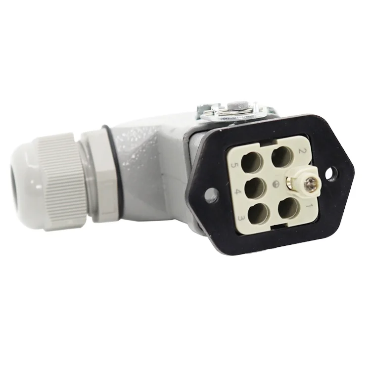 Heavy duty Connector HE-024 A Whole Set Industrial Screw Terminal Copper Alloy 24 Pins Current