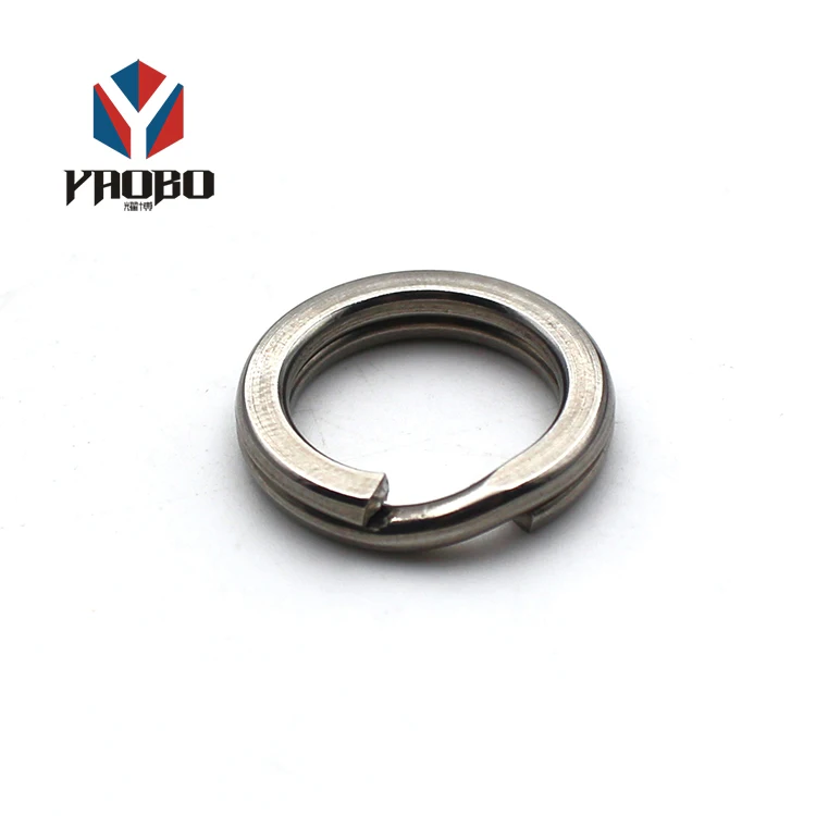 More New Style Fishing Split Promotion Keychain Ring For Key Chain Holder