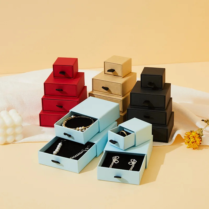 Custom Ring Earings Bracelet Paper Gift Jewelry Packaging Box Jewellery Ring Packaging Jewelry Box With Logo For Packing