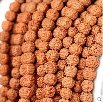  9 мм круглые натуральные бусины Bodhi 108 Браслеты китайские Rudraksha Mala для изготовления ожерелья ювелирных