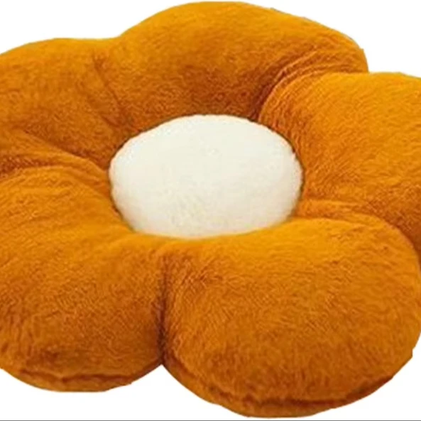 Hot Sale Bay Pink Unisex Plush Sunflower Pillow Cute 43 Doll with PP Cotton Filling Floral Cushion for Girly Room Decor