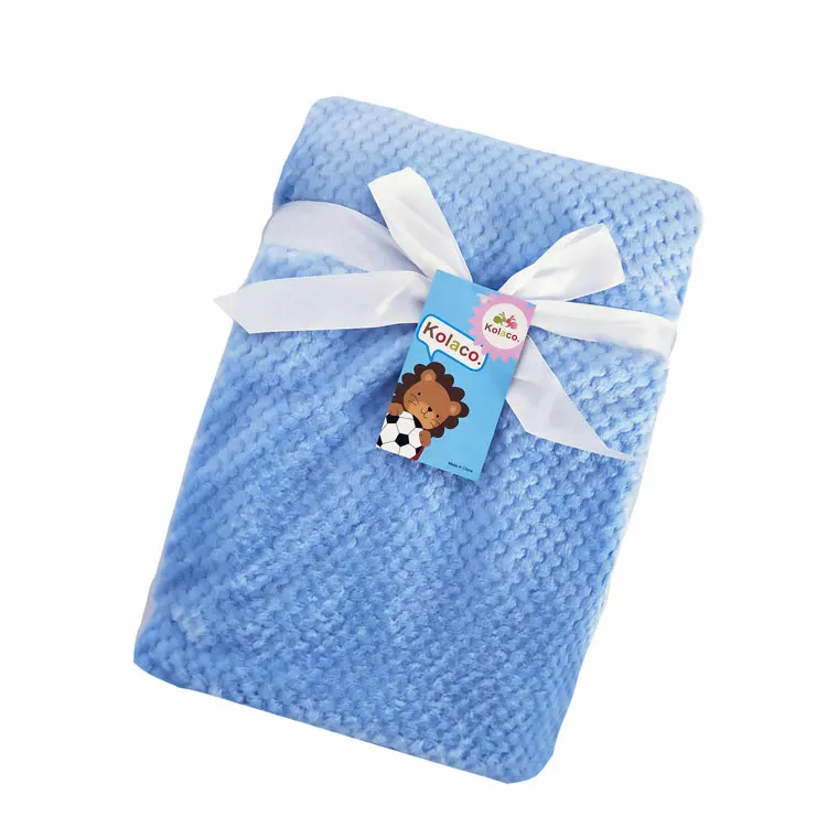 soft double fleece thick warm baby blanket