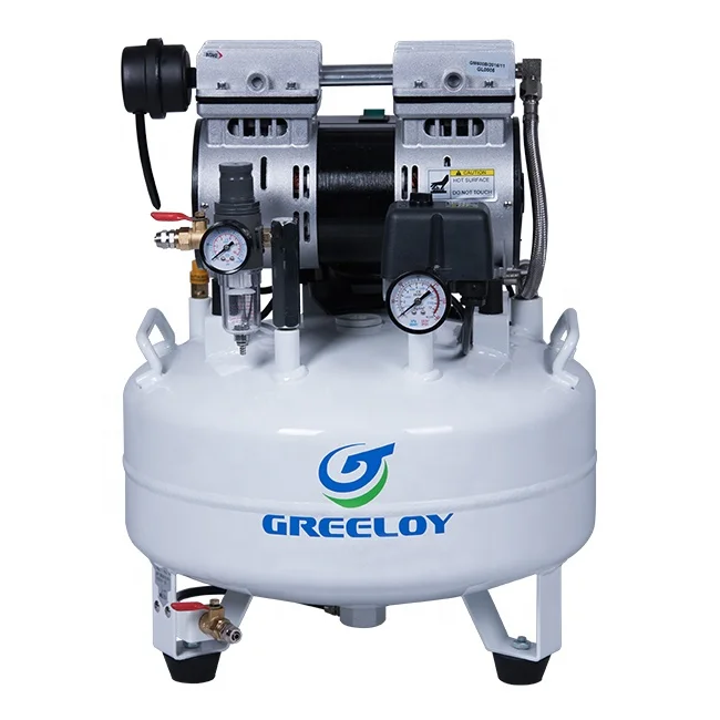 Greeloy Dental Medical Lab Hospital Oilless Oil Free Silence Portable Air Compressor