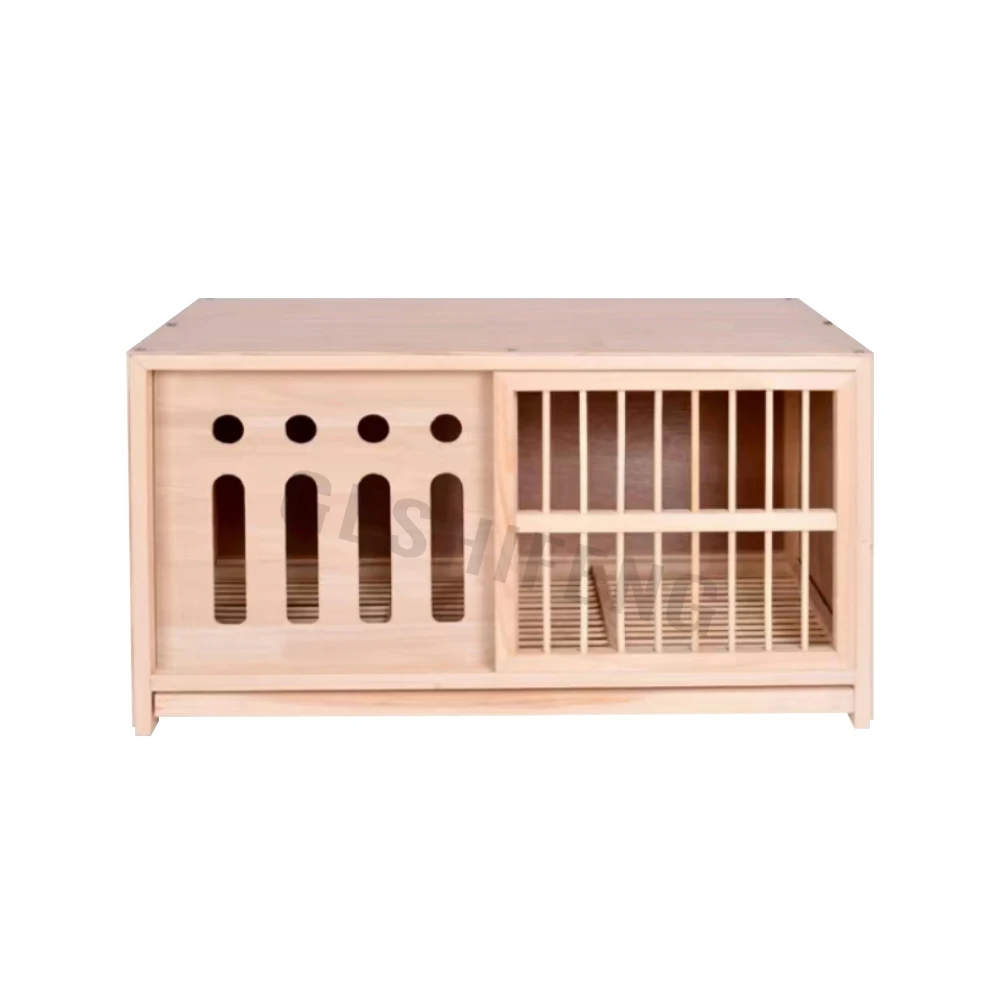 High Quality Customize Parrot Bird Cages Couple Pigeon Breeding Boxes Wooden Pigeon Cage for Sale