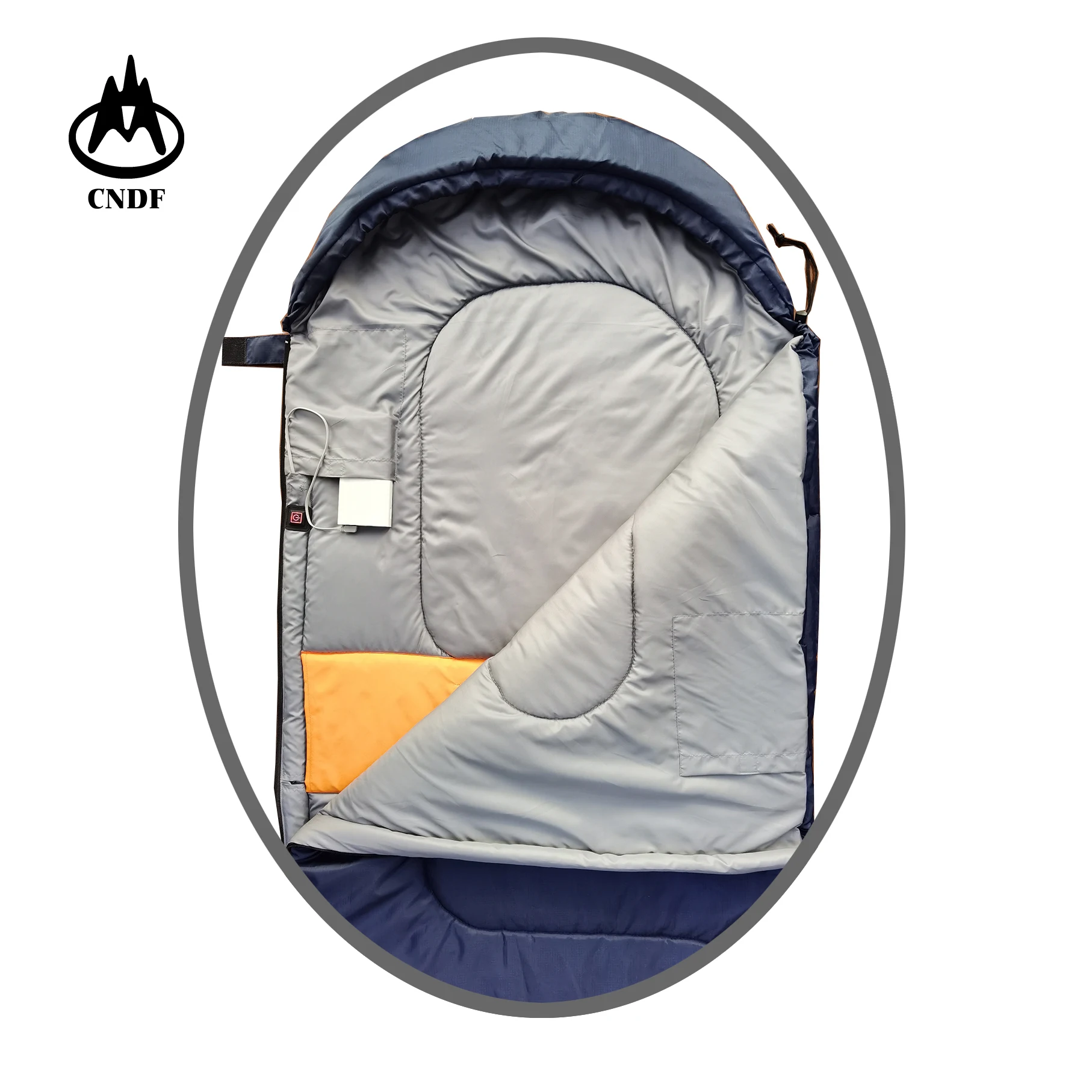 
Electric Battery Thermal Sleeping bag,Self-warming Heated, cold Weather,nice design and great quality,Camping,water proof 