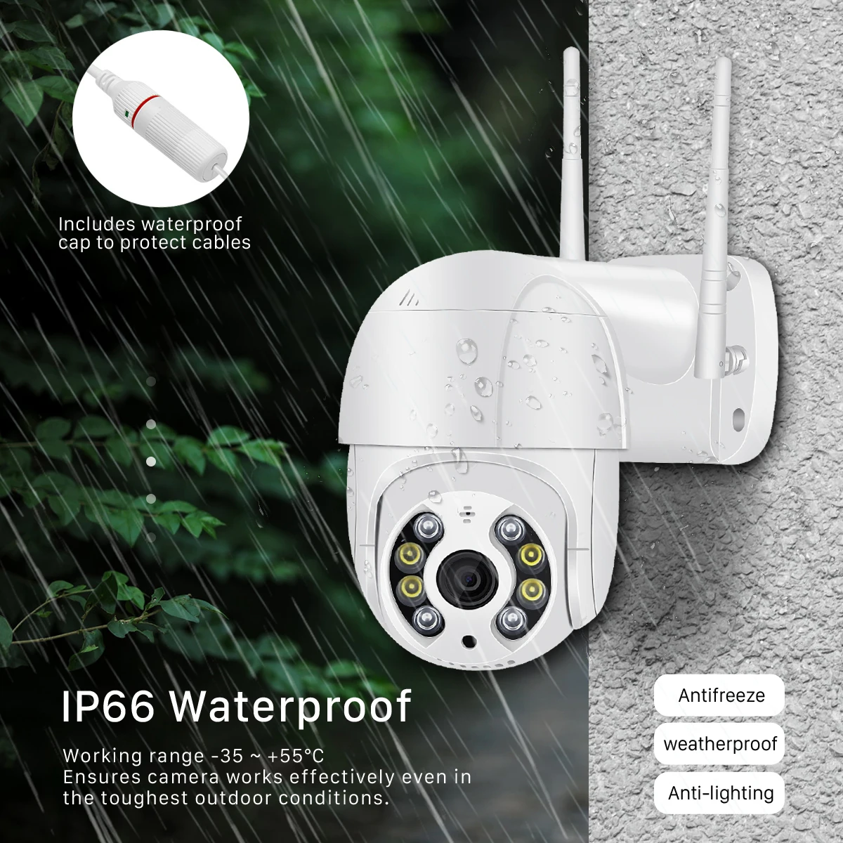 IP-камера с датчиком присутствия Wi-Fi 1080P цифровой