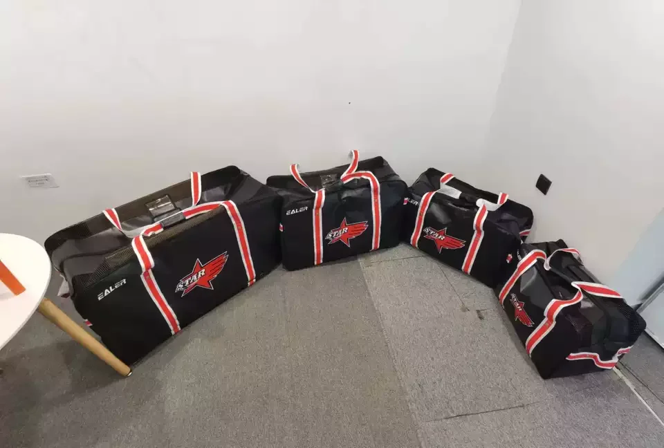 EALER SPORTS Custom Hockey Bag Ice Hockey Equipment Embroidery Hockey Goalie Bag