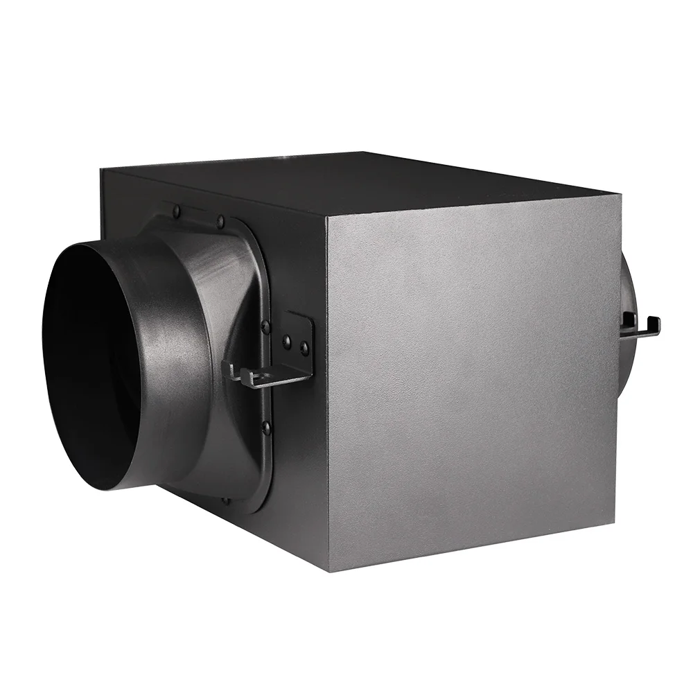 HVAC ventilation air purification box with Activated carbon metal air purifier high efficient HEPA filter for air cleaning