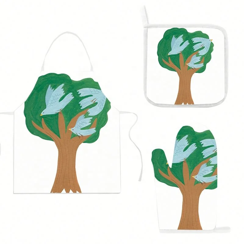 Детские многоразовые нетканые фартуки