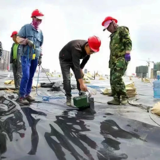 2.0mm Black color HDPE geo membrane pond liner Geomembrane HDPE liner for landfill anti-seepage