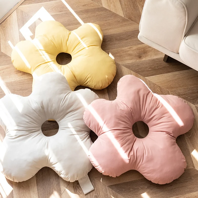 2022 New Arrivals Customizable High Quality Modern Style Designer Cushion Kids Room Sofa Decor Flower Decorative Seat Cushions