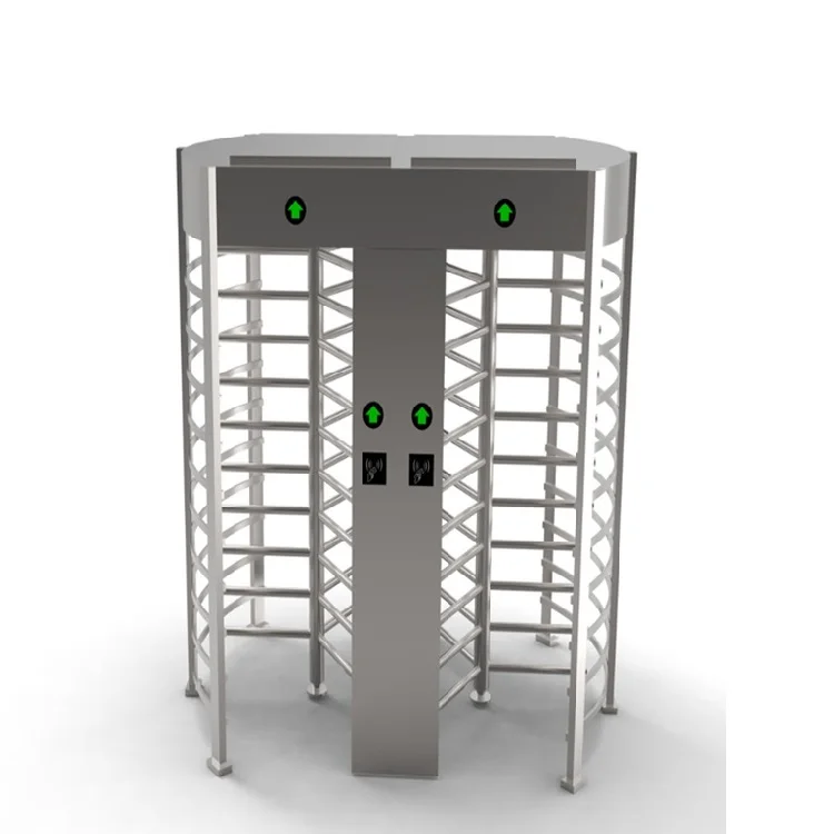 Manufacturer New Design Best Selling  Access Control System Pedestrian Revolving Gate Full Height Rotor Turnstile