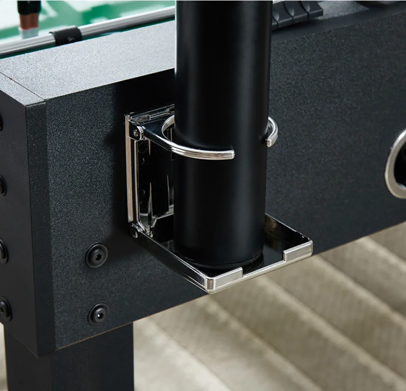 1.2m black classic foosball table 8-bar football machine adult children soccer table