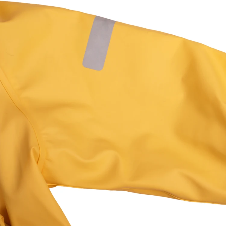 newest fashion cute wholesale cartoon kids children yellow waterproof raincoat