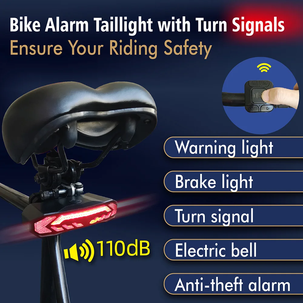 hot bike bicycle laser beam rear steering led tail light with turn indicator for bicycle bicycle tail light
