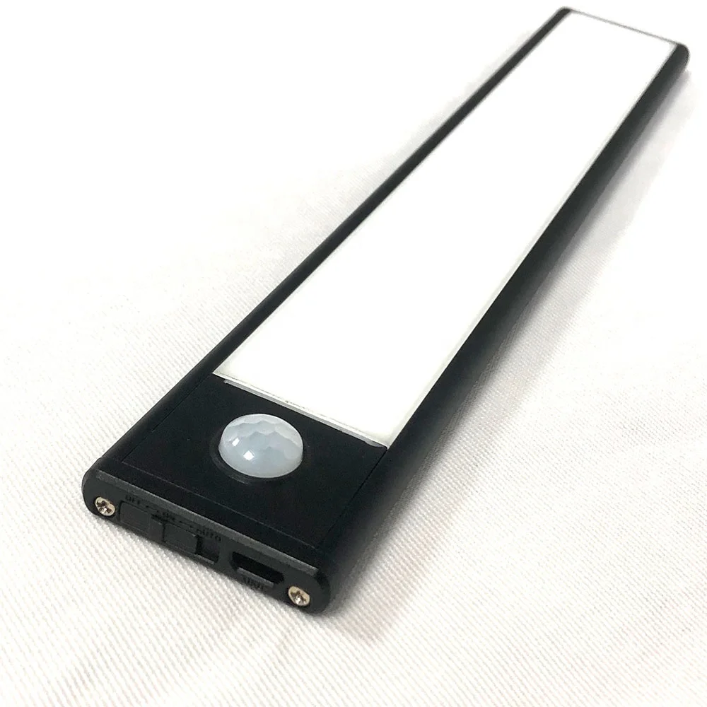 Motion Sensor Cabinet Light Under Counter Closet Lighting Wireless USB Rechargeable Battery Powered Kitchen Night Lights LED 5V