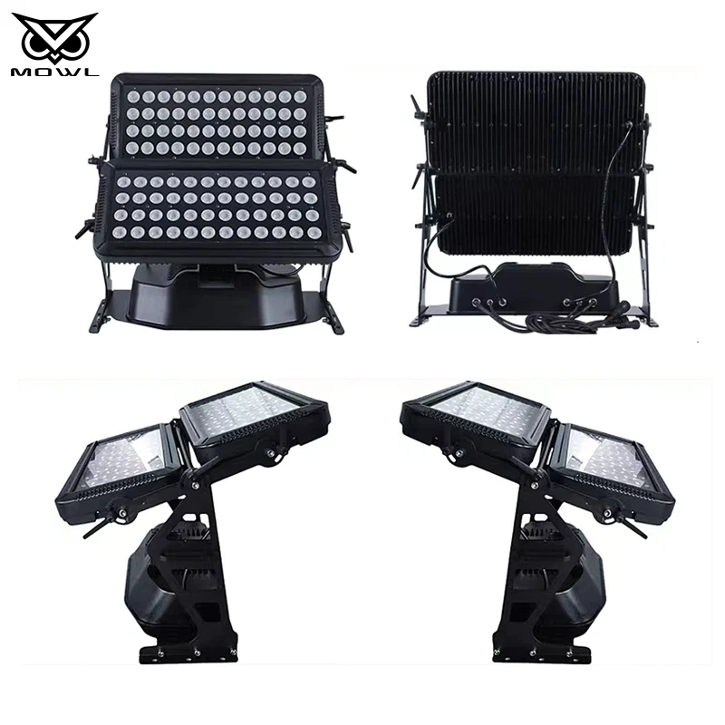 Waterproof Outdoor IP65 Adjustable Angle 96x12W RGBW 4in1 DMX City Color LED Wall Washer Light