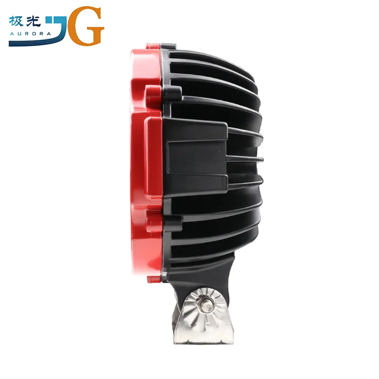  7' 51W Red Black Housing Off road Spot LED Driving