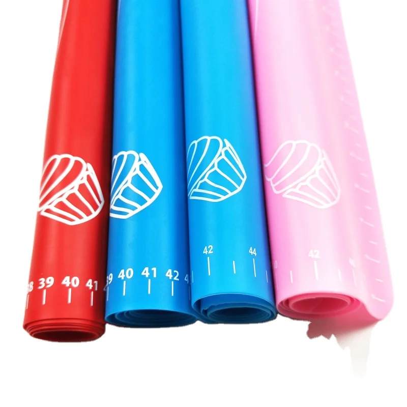 Летние лучшие продажи складная Нескользящая скользящая Силиконовая накладка с измерением