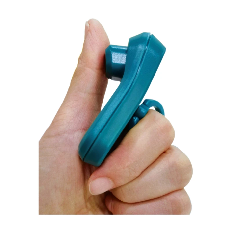 Лидер продаж 2021, синяя Новинка, командный кликер с кольцом на палец и ремешком на запястье, высококачественный кликер для дрессировки собак