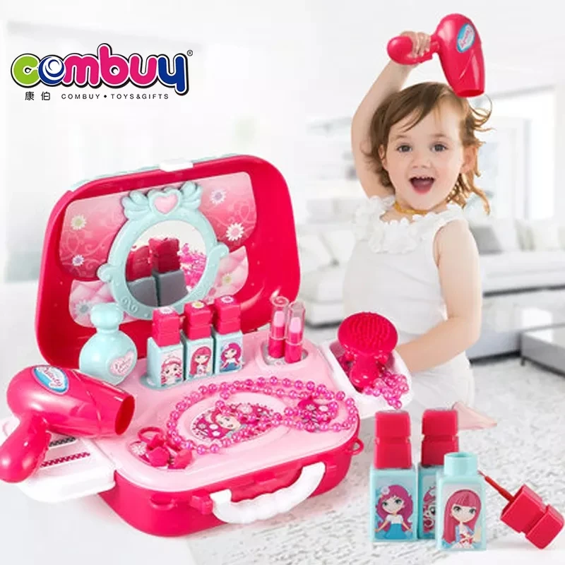 Mini simulation pink kids play toys kitchen for cooking game